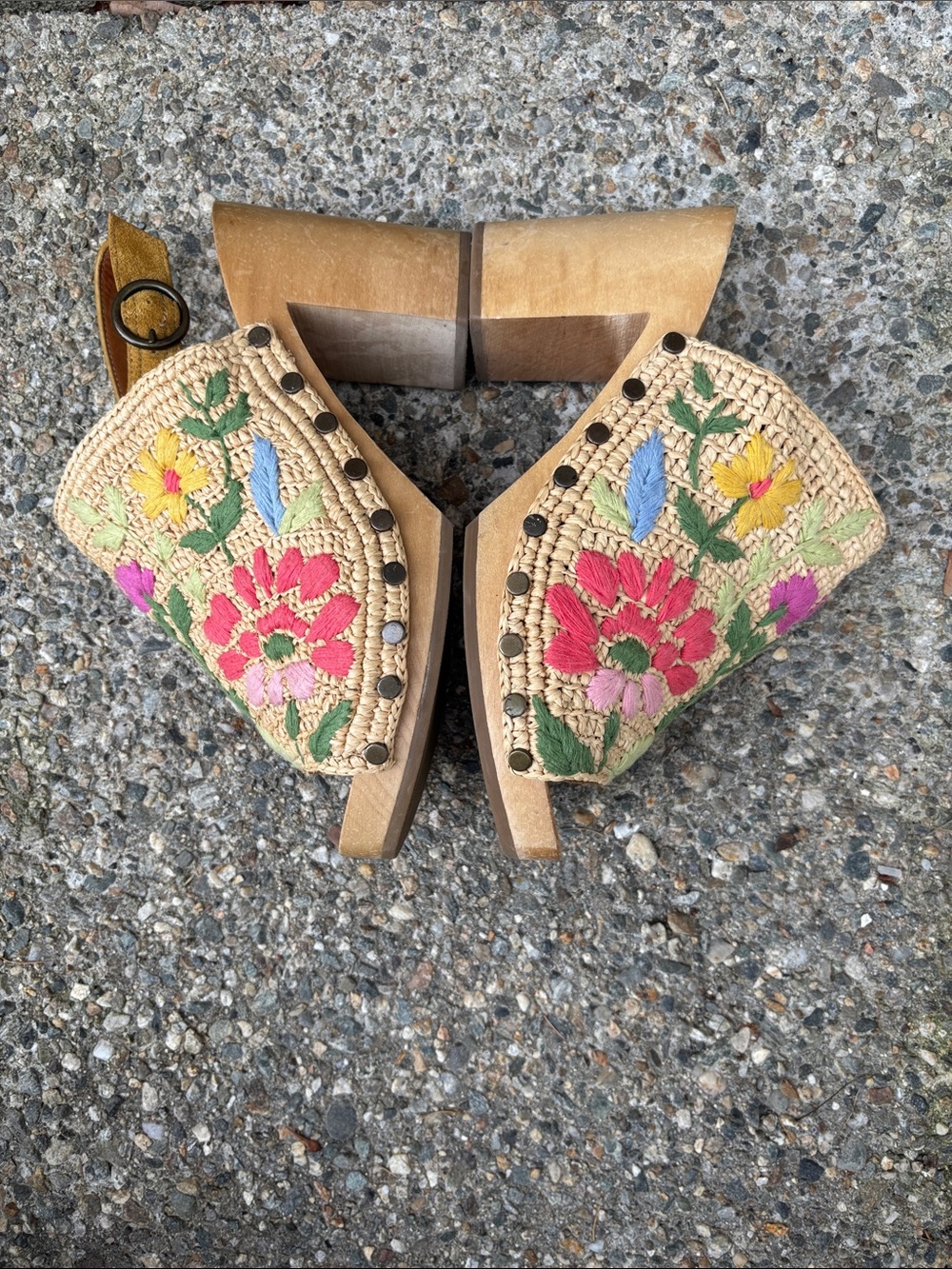 Les Souliers Sézane Dakota High Clogs Size 39 EU - Picture 8 of 12